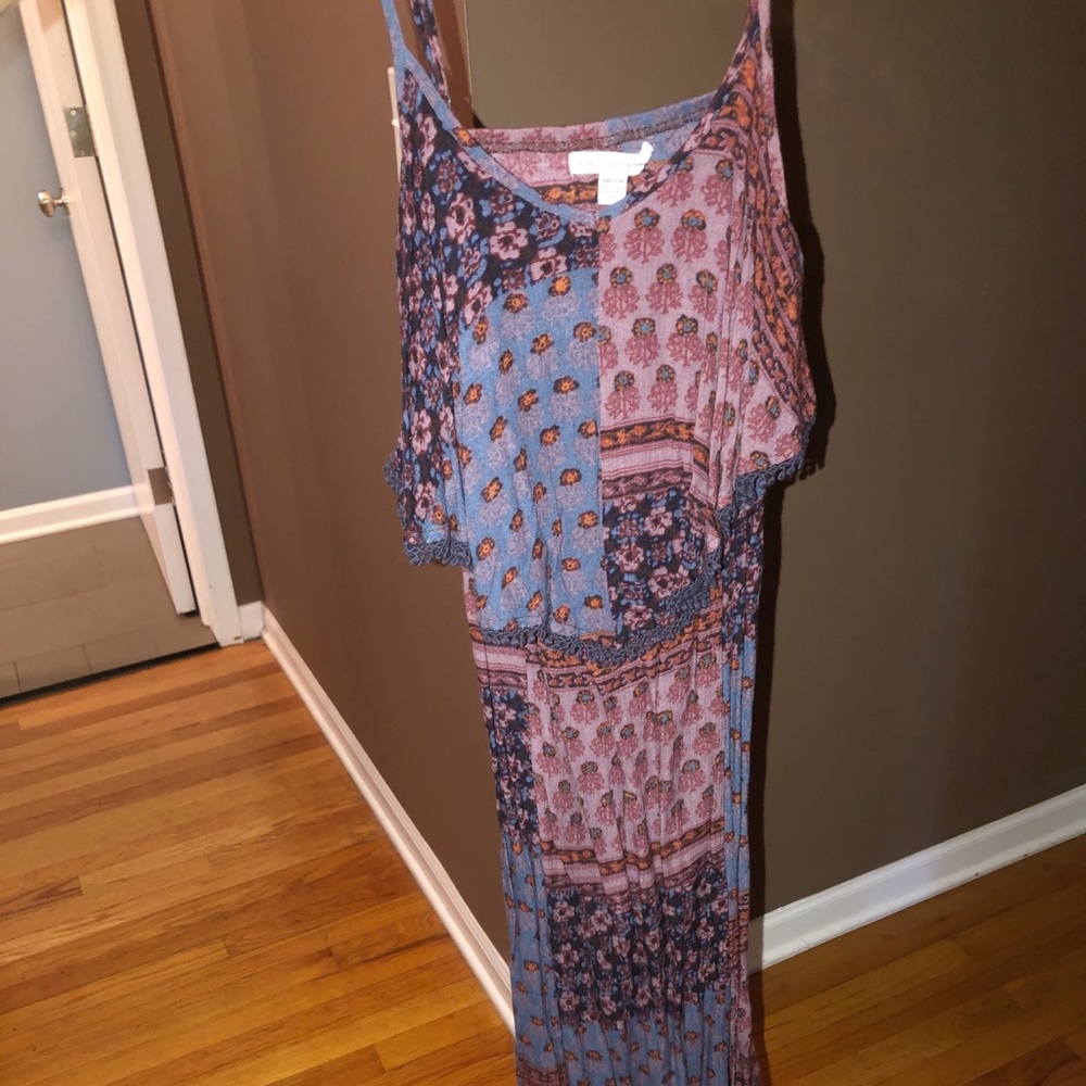 American Eagle maxi boho dress!!!!🥀🌿🪐